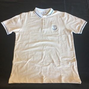 MOËT CHANDON men’s (XL) crême/logo polo